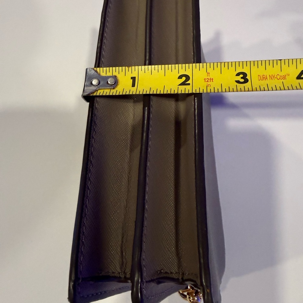 Tory Burch Gray Robinson Leather Mini Chain Bag - Picture 5 of 14